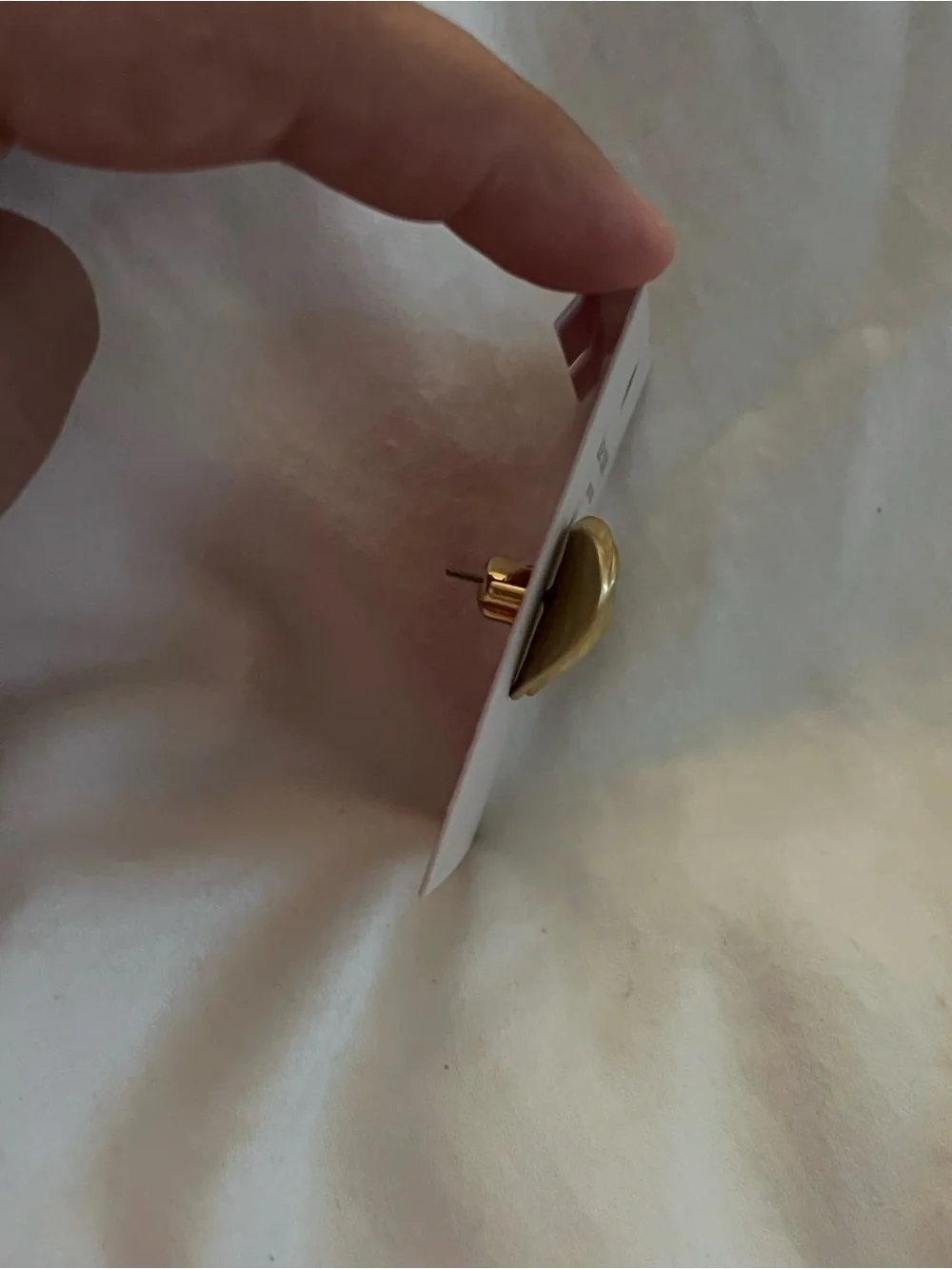 Kate Spade Gold Heart Earrings